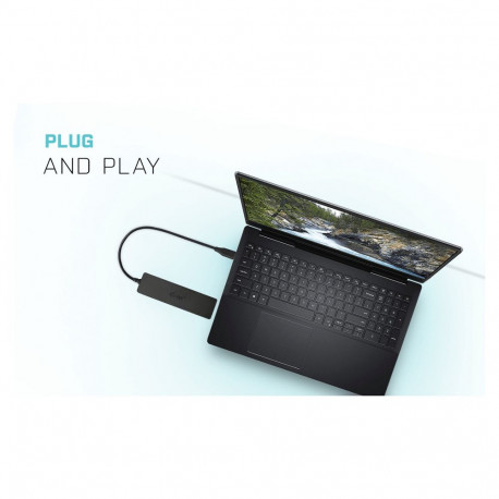"USB3.0 HUB 4Port SuperSpeed passiv i-Tec Black"
