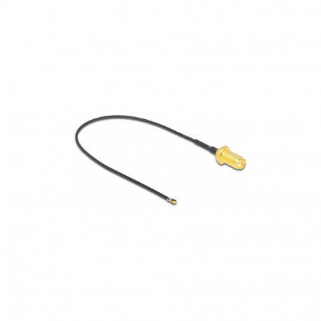 Delock antennikaabel SMA-pesa paigaldamiseks MHF 4L LK pistik 1.37 20cm keerme pikkus 10mm