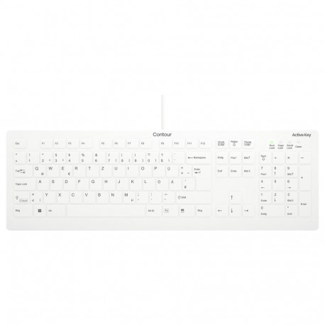 "ActiveKey Medical Keyboard C8112 - Flat-Design IP68 vollvers"