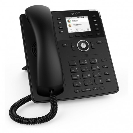 "SNOM D735 VOIP Tischtelefon (SIP) ohne Netzteil Black"