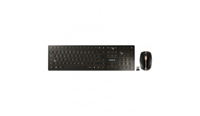 "Cherry Desktop-Set DW 9100 Slim Wireless IT-Layout s/b"