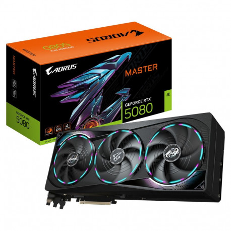 "RTX 5080 16GB Gigabyte Aorus Master GDDR7 3Fan"