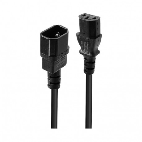 "LINDY 0.5m IEC C14 an IEC C13 Netzkabel"