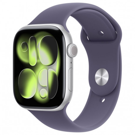 Apple nutikell S11 alumiinium 46mm spordirihmaga M/L, hõbedane, udune lilla