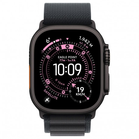 Apple nutikell Watch Ultra 3 titaanist mobiilsidega 49mm Alpine Loop keskmine, must