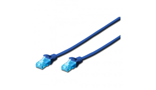 "CAT 5e U/UTP Patchkabel, 5m, blau"