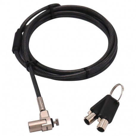 "Dicota Security Cable T-Lock Ultra Slim V2, keyed,3x7mm slot"