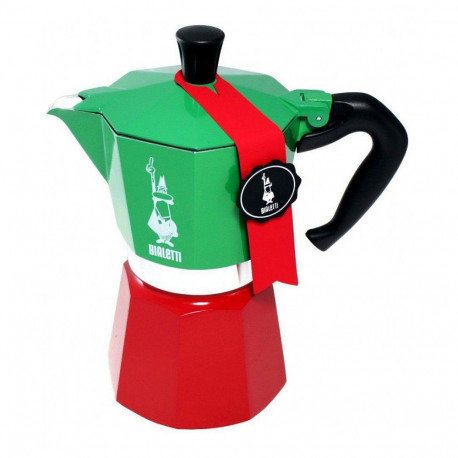 "Bialetti Moka Express Italia Grün- Rot"