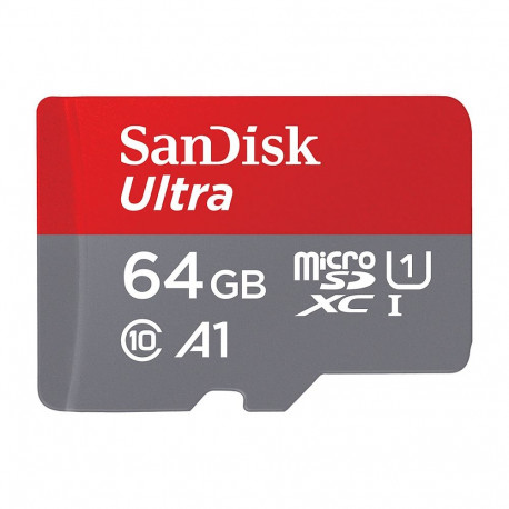 Sandisk Ultra 64GB microsdxc + mälukaart