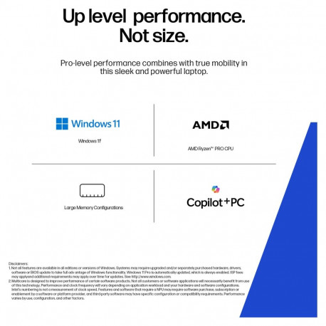 HP ZBook 8 G1a AMD Ryzen AI 7 PRO 350 35.56cm 14-tolline WUXGA 32GB 1TB/SSD W11P 3-aastane garantii 
