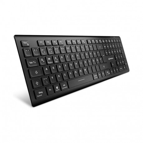 "Sharkoon OfficePal K30W DE Layout Rubberdome black"