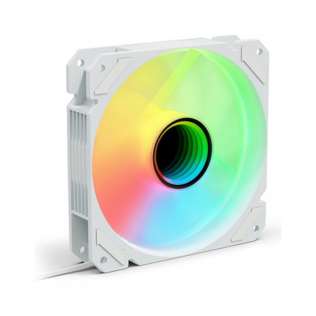 "120mm Sharkoon SHARK Mirror RGB PWM White"