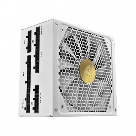 "1000W Sharkoon REBEL P30 Gold 1000W ATX3.0 (wei, 1x 12VHPWR, 4x PCIe, Kabel-Management, 1000 Watt)"