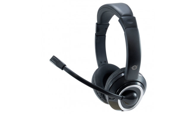 Conceptronic USB stereo peakomplekt mikrofoniga 2.0m must