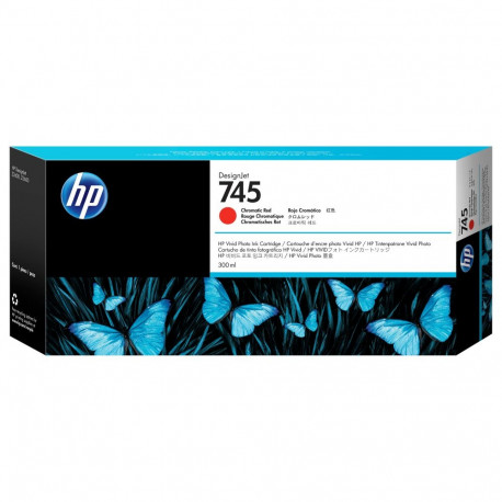 "HP 745 Tintenpatrone Chromatisch Rot 300 ml"