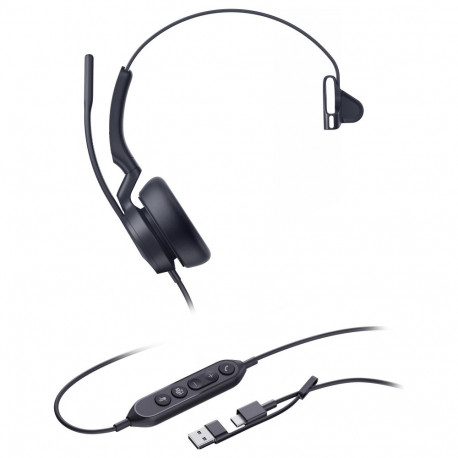 "Yealink Headset UH46 Mono Teams USB-C/A"