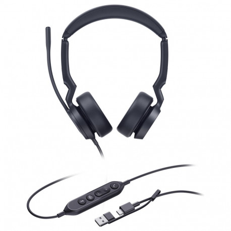 Yealink peakomplekt UH44 kahepoolne Teams USB-C/A