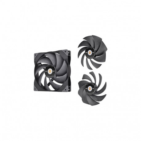 "140mm Thermaltake GT14 PC Cooling Fan TT Premium Edition Black - 1 Pack"
