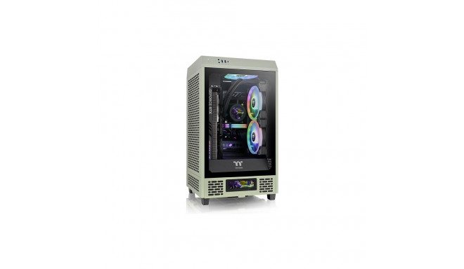 "Mini Thermaltake The Tower 200 TG Green"