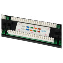 "Equip Patchpanel 24x RJ45 Cat5e 19"" UTP 1HE schwarz"