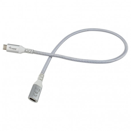 Equip USB-C 3.2 -> C pikenduskaabel 1.00m 5A 4K/60Hz valge