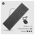 "HP 150 Wired Mouse and Keyboard Combination (P)"