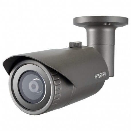 "Hanwha QNO-7012R Bulletkamera out. 4MP PoE IR IP66 IK10 retail"