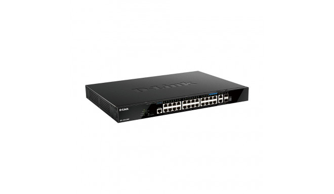 "D-Link DGS-1520-28MP/E 28-Port GBit PoE Smart Mgt Stack Switch"