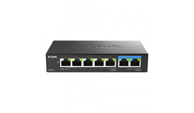 "D-Link DMS-107 7-Port Multi-Gigabit Unmanaged Switch"
