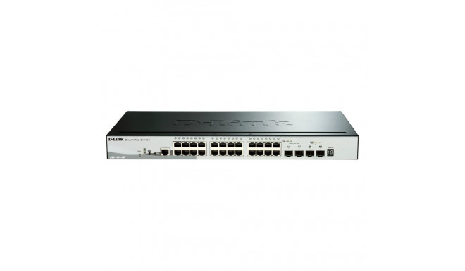 28P D-Link DGS-1510-28P/E PoE M Gigabit virnastatav