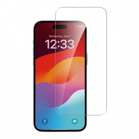 "4smarts Second Glass mit Montagerahmen fr iPhone 15"