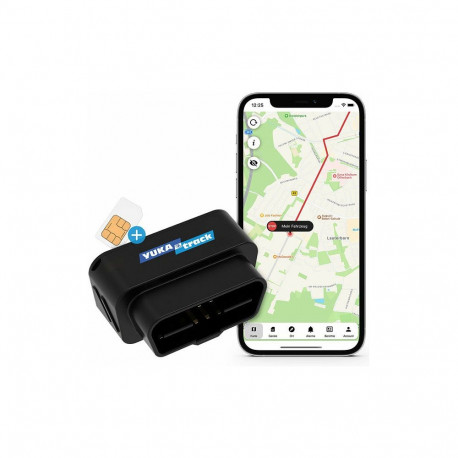 "YUKAtrack AIO GPS OBD2 Car Tracker with SIM + Data Flat"