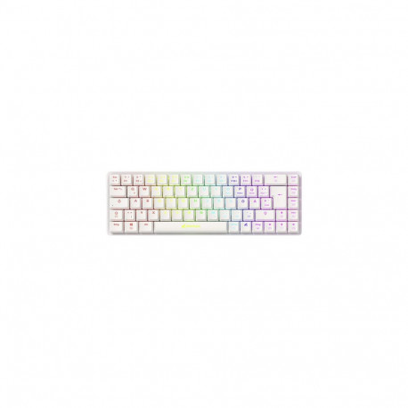Sharkoon PureWriter W65 valge-punane mänguri klaviatuur DE