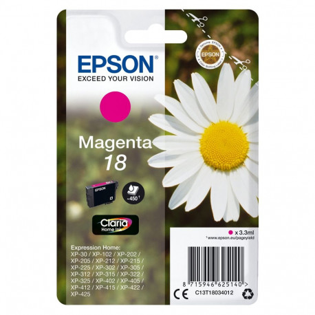 "Epson T18034012 Magenta NEUE VERPACKUNG"