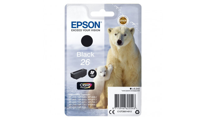 "Epson C13T26014012 black"