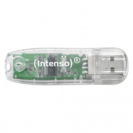 Intenso Rainbow Line 32GB USB 2.0 läbipaistev mälupulk