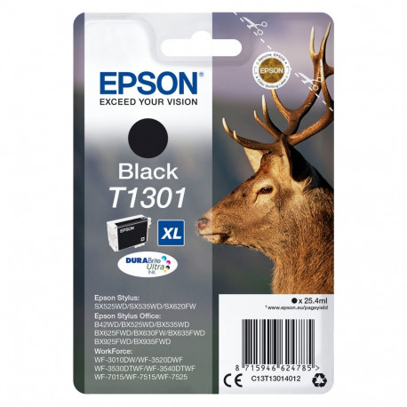 Epson T1301 C13T13014012 must tint, kuni 945 lehekülge