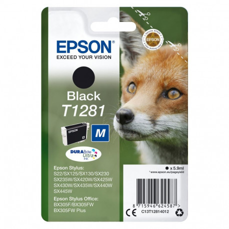"Epson Tinte T1281 C13T12814012 Schwarz bis zu 170 Seiten"