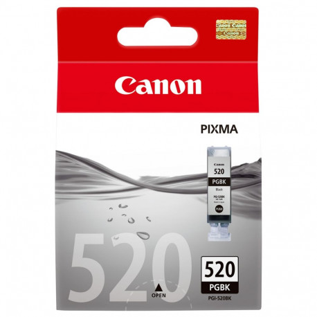 Canon PGI-520BK 2932B001 must tint, kuni 341 lehte vastavalt ISO/IEC 24711