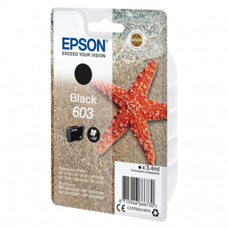 "Epson Tinte 603 C13T03U14020 Schwarz bis zu 150 Seiten"