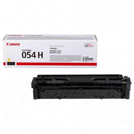 Canon 054 H suure mahutavusega kollane originaal toonerikassett
