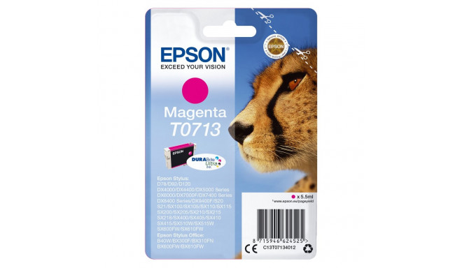 Epson T0713 magenta tint
