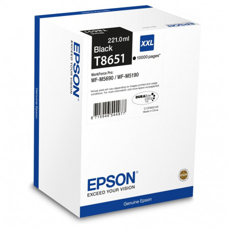"Epson Tinte C13T865140 Schwarz bis zu 10.000 Seiten"