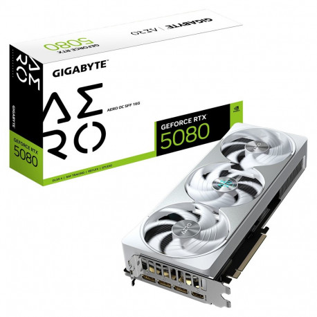 Gigabyte Aero RTX 5080 16GB OC GDDR7 3Fan valge