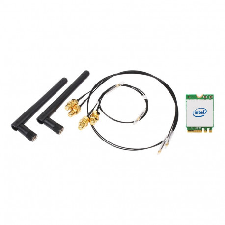 Barebone Intel IEEE 802.11ax + BT universaalne M.2 WLAN-komplekt ilma kinnitusklambrita