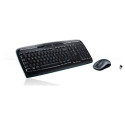 "Logitech Desktop MK330 Wireless Black - US Layout"
