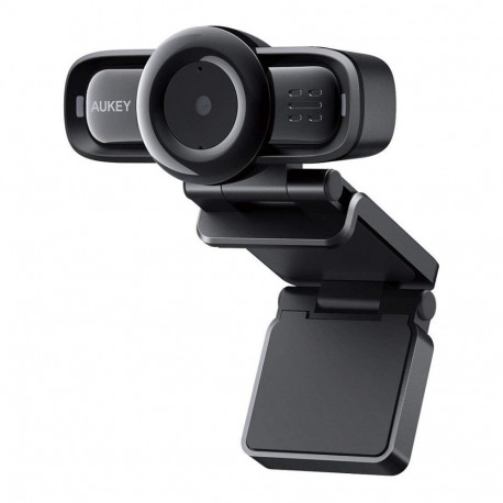 "Aukey PC-LM3 Stream Series Autofocus Full HD Webcam with 1/3""-CMOS Sensor black"