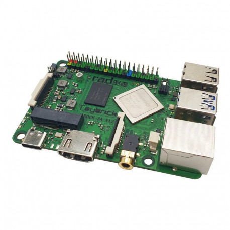 ALLNET Radxa Rock 3A 8GB RK3568 neljatuumaline Cortex-A55, sagedus 2Ghz Mali G52 LPDDR4