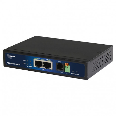 ALLNET ISP sildmodem VDSL2 vektoringuga, Point-to-Point slave-modem ja 2x PoE IEEE802.3at porti, mit