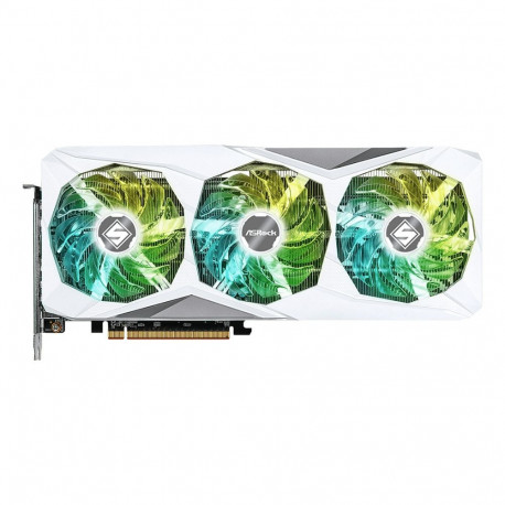 "RX 7600 8GB ASRock Radeon Steel Legend OC white GDDR6 3 Fan"